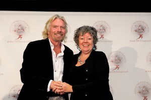 Sir Richard Branson and Jane May Jones