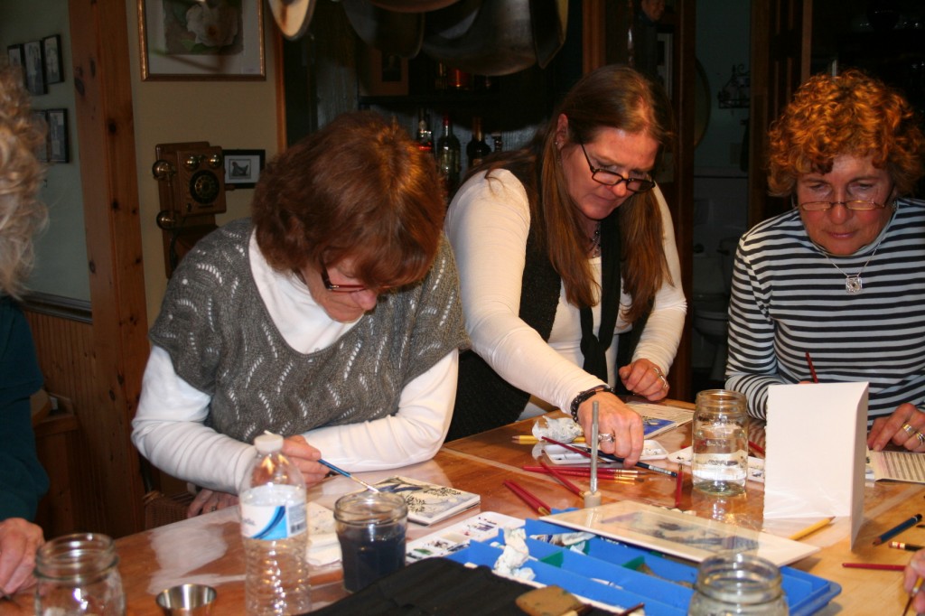 Watercolor Gathering Participants