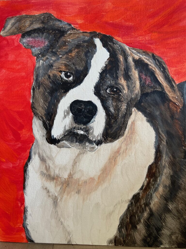 Ming Acrylic Pet Portrait